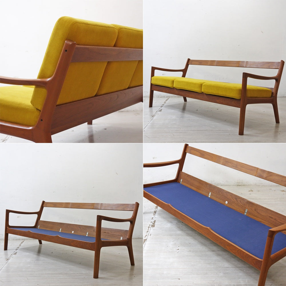 フランス＆サン France&Son Model169 セネター Senator 3pソファ チーク材 オーレ・ヴァンシャー Ole Wanscher 北欧家具 ●
