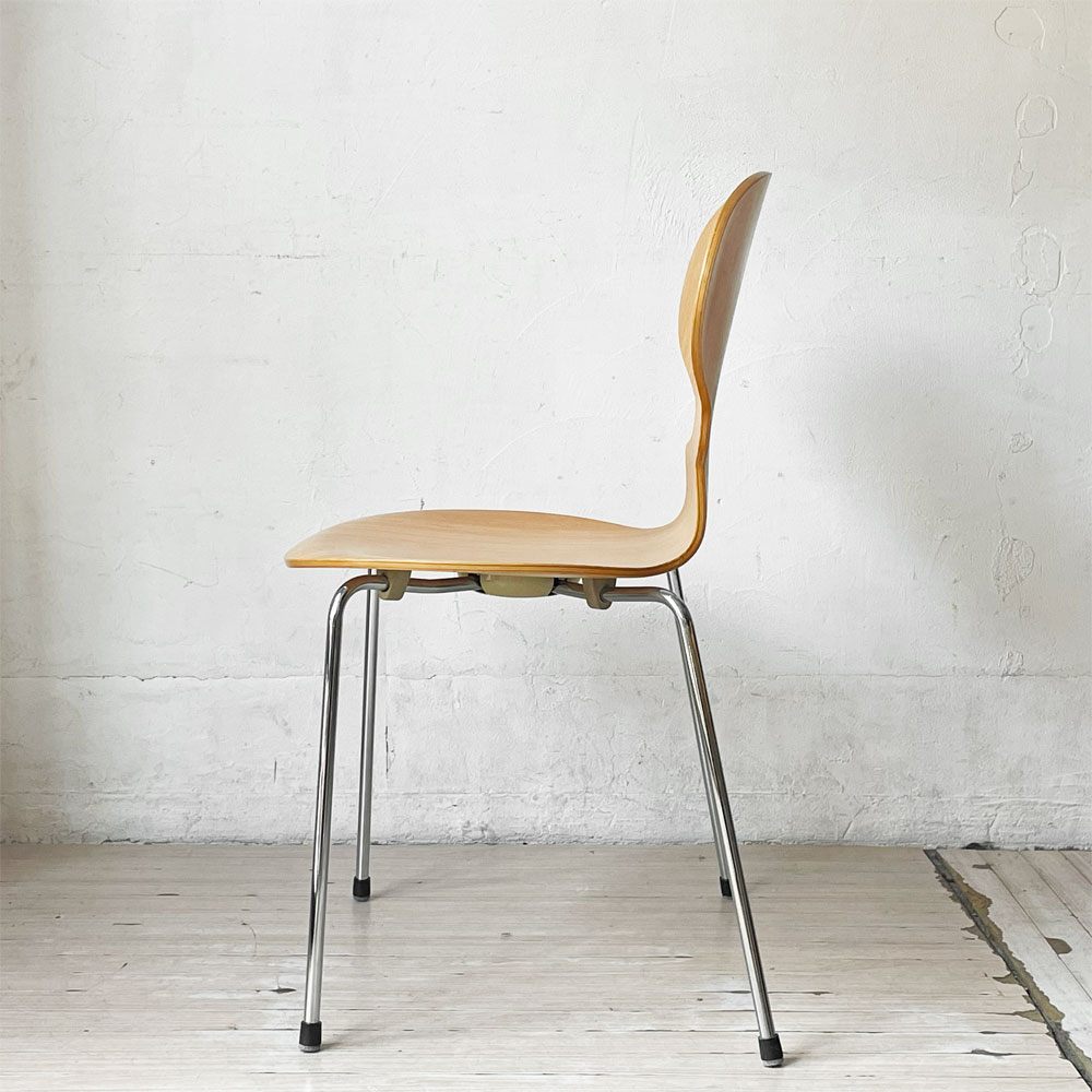 フリッツハンセン Fritz Hansen 3101 アリンコチェア アントチェア 4本脚 ナチュラルビーチ ラッカー仕上げ フェルトグライズ アルネ・ヤコブセン B ★