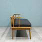 ジャーナルスタンダードファニチャー journal standard Furniture アルベスタ ALVESTA ベンチ 2Pソファ PVCレザー 廃番 ◎