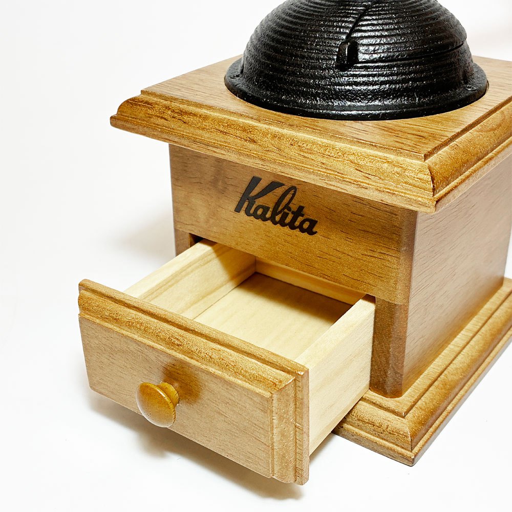 カリタ Kalita コーヒーミル ドームミル #42033 天然木 グラインダー 手動ミル 手挽きミル 未使用品 ★