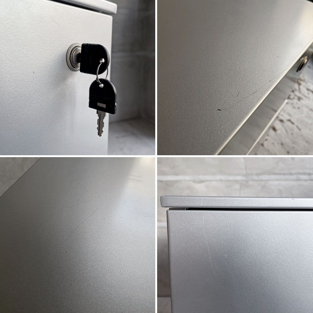 カッシーナ Cassina ixc. AFドロワー AF DRAWER デスクキャビネット ワゴン 鍵付き トレー付属 キャスターロック機能付き イタリア ミニマルデザイン A