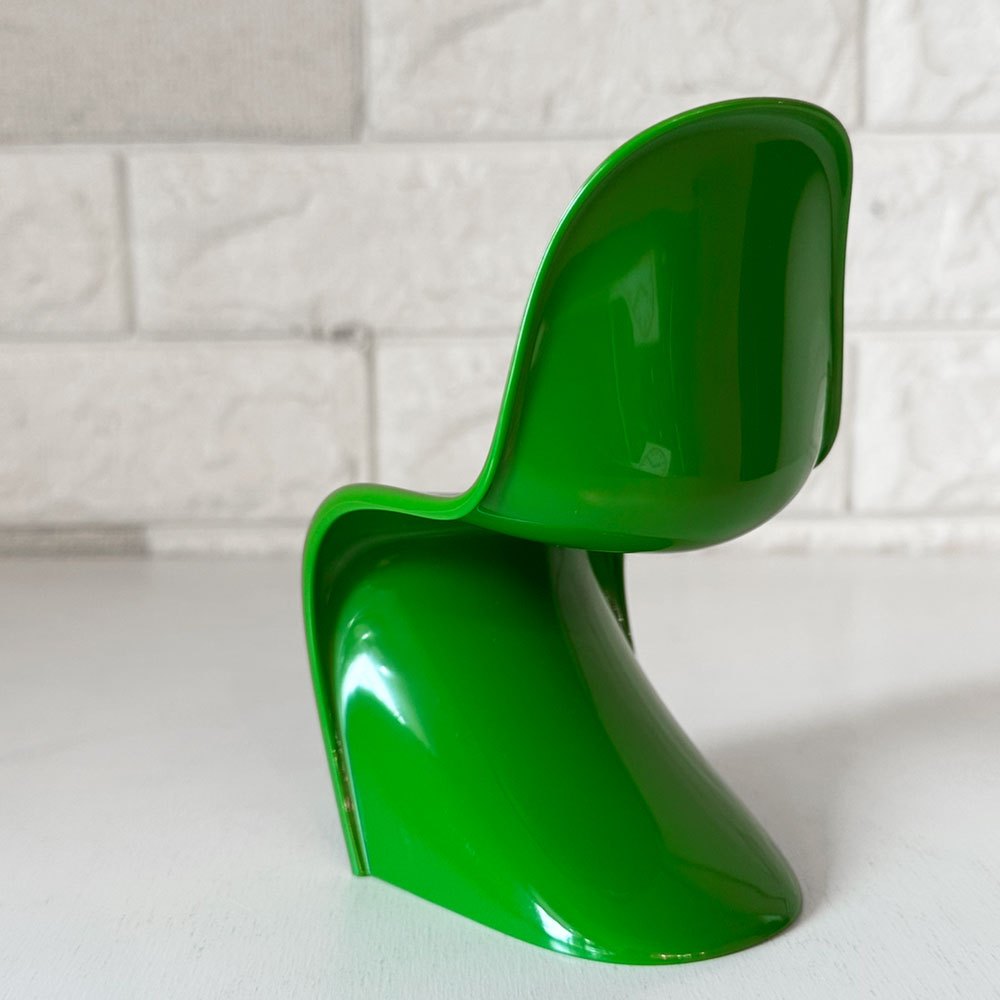 ヴィトラ デザインミュージアム Vitra Design Museum ミニチュアコレクション パントンチェア 1/6スケール 限定カラー グリーン 箱付き ◎
