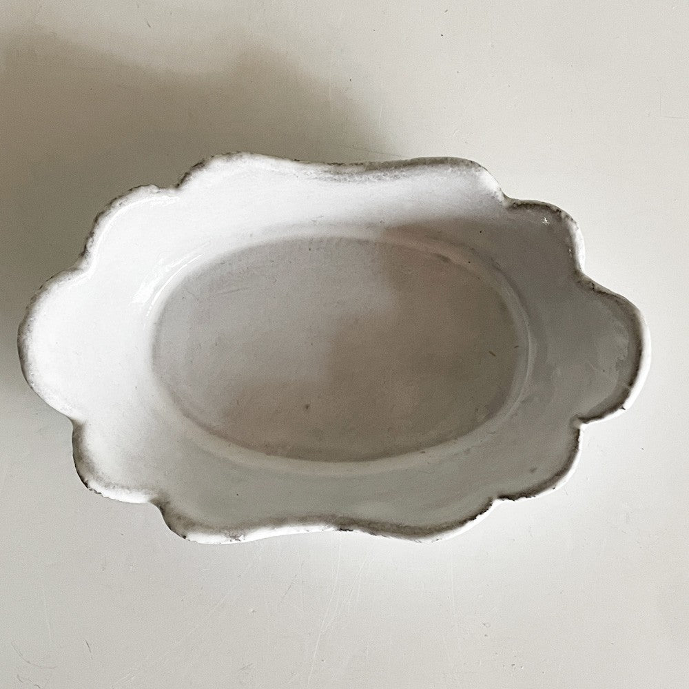 アスティエ・ド・ヴィラット Astier de Villatte コルベール Colbert テン ペタル Ten Petals スモールディッシュ W11cm 陶器 フランス ■