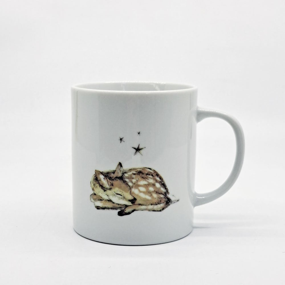 酒井駒子 鹿と星のマグカップ 糸井重里 冬のほぼ日ブックスフェア ほぼ日ストア ノベルティ 非売品 コースター付 A ●