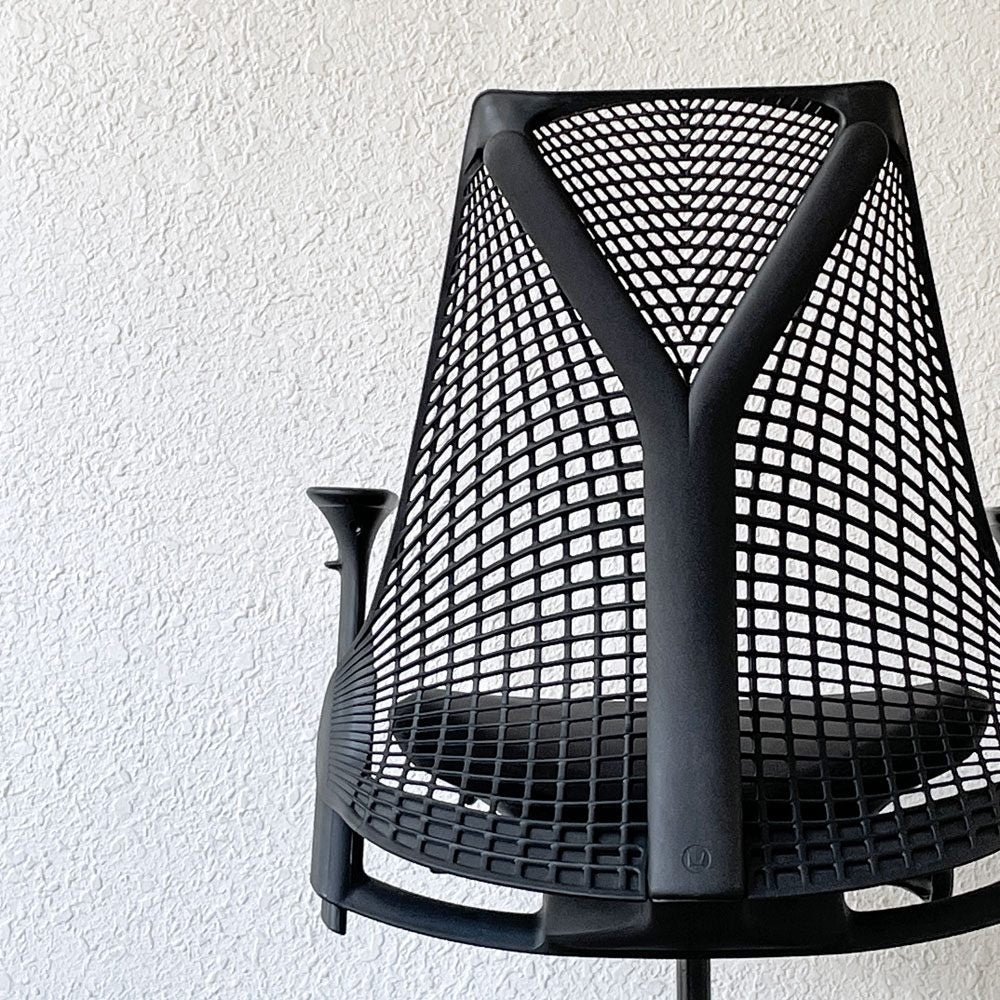 ハーマンミラー HermanMiller セイルチェア SAYL Chair サスペンションミドルバック アジャスタブルアーム デスクチェア タスクチェア イヴ・ベアール ◇