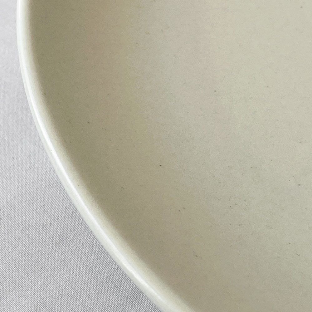 ヒースセラミックス HEATH CERAMICS ディナープレート ホワイト Φ27cm 陶器 アメリカ シンプルデザイン A ◇