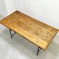 杉山製作所 ファクト L ワークテーブル FACT L WORK TABLE ダイニングテーブル W140cm 杉古材 アイアン インダストリアルデザイン ●