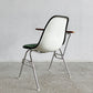 ハーマンミラー Herman Miller サイドシェルチェア セカンド 2nd ビンテージ アプホルスター スクールベース 肘掛けテーブル付 イームズ ミッドセンチュリー A 〓
