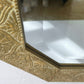 ヨーロピアン クラシカルデザイン ウォールミラー ゴールドフレーム 八角形 Octagon Wall Mirror 壁掛け鏡  ★
