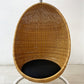 ヤマカワラタン 山川ラタン ハンギングエッグチェア HANGING EGG CHAIR C-326(NA) SHC-326 スチールスタンドセット ナナ・ディッツェル 定価約￥407,000- ●