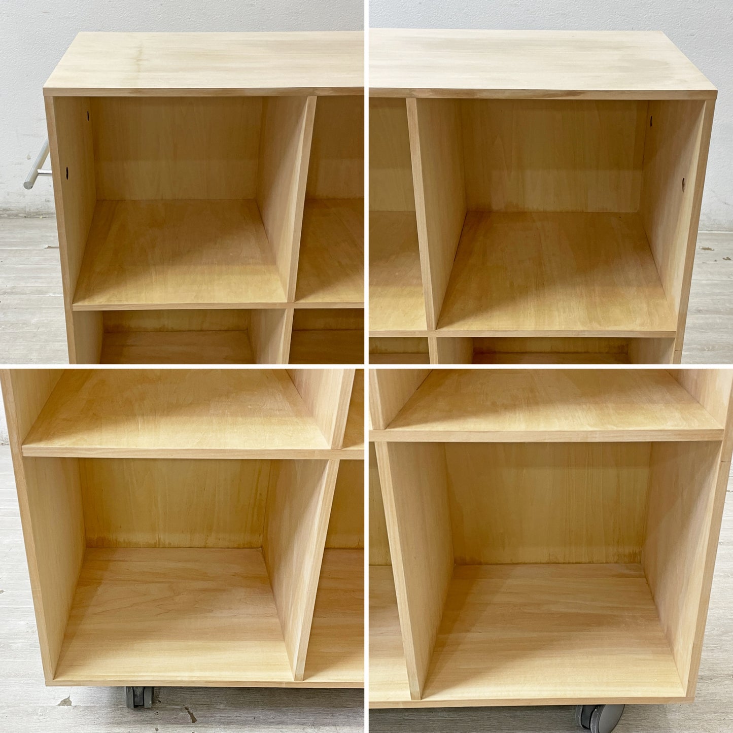 マルゲリータ margherita SC-LP LPレコード収納カート シェルフ キャスター付き 日本製 ●