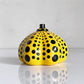 草間彌生 YAYOI KUSAMA パンプキン Pumpkin オブジェ ペーパーウェイト イエロー 水玉 ドット かぼちゃ Φ6.5cm 廃番品 ■