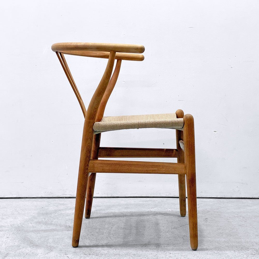 カールハンセン＆サン Carl Hansen & Son CH24 Yチェア オイルフィニッシュ ビーチ材 ハンス・J・ウェグナー デンマーク ペーパーコード張替済 日本仕様サイズ ビンテージ A ●