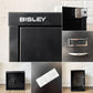 ビスレー BISLEY ベーシック BASIC Fシリーズ 2F ファイリングキャビネット 2段 ブラック ノーマルベース 鍵付 イギリス 定価￥79,200- ◎