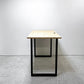 かなでもの KANADEMONO ザ・テーブル THE TABLE スタンディングデスク 160×80cm ラバーウッド天板 スクエアレッグ 配線孔キャップ付き 合計定価 ￥70,500- ●