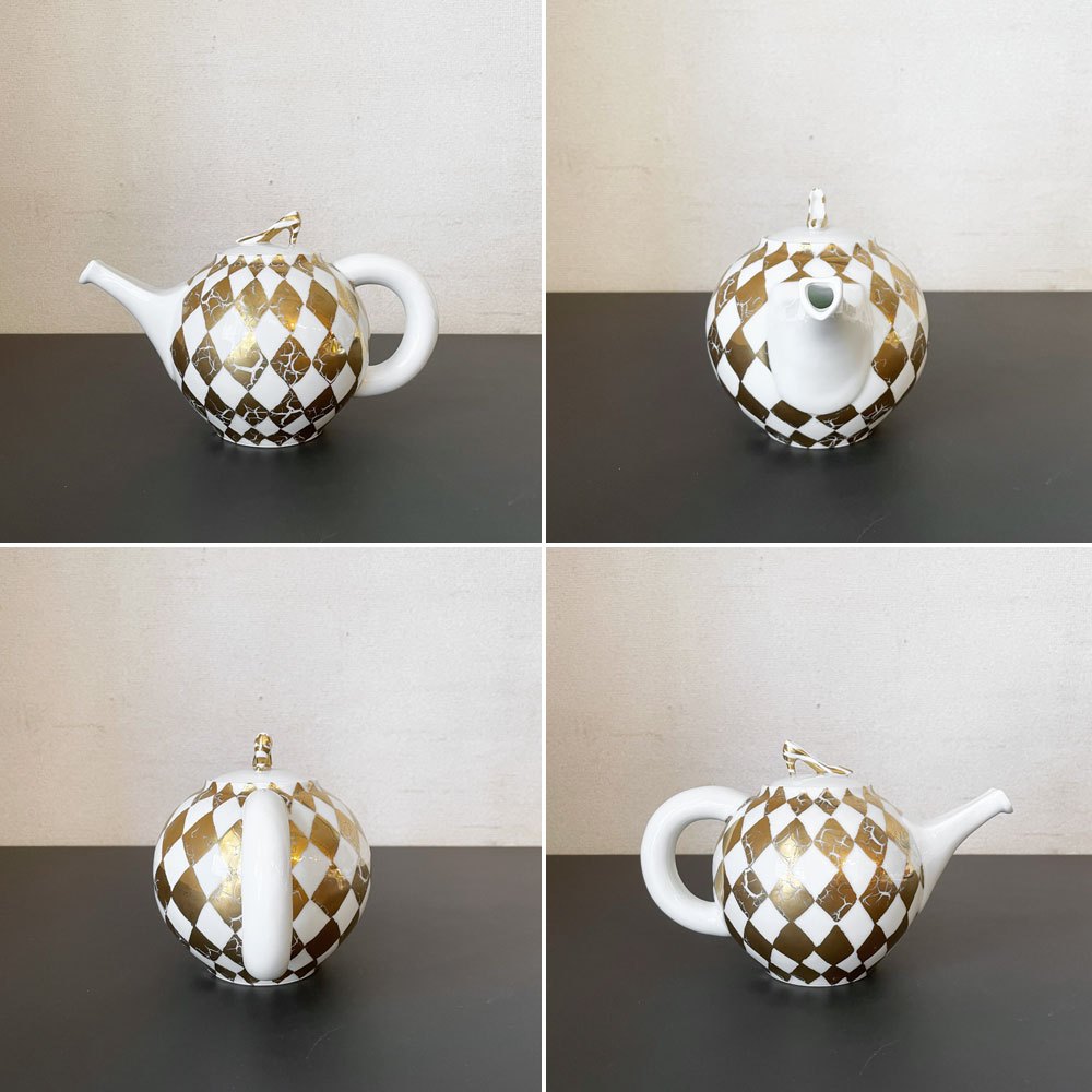 マウントハリ Mt.hari トゥイポット TWIPOT ダイヤゴールド diya gold ティーポット VERO TWIQO 波佐見焼 定価￥26,400- ◎