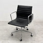 ハーマンミラー Herman Miller アルミナムグループ マネジメントチェア 本革 ブラック 5本脚 キャスター付 C&R イームズ 〓