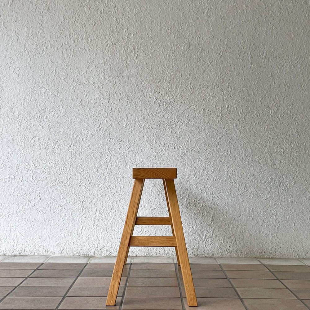無印良品 MUJI 無垢材 木製ベンチ オーク材 大サイズ W100cm 廃番仕様 シンプルモダン ◇