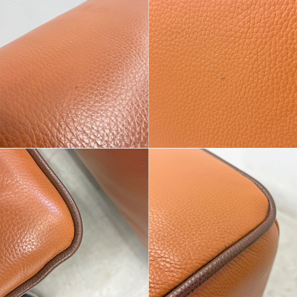 IDC大塚家具 OTSUKA  L/S 37 カウチソファ レザー W254cm 廃番 参考定価￥299,000 〓