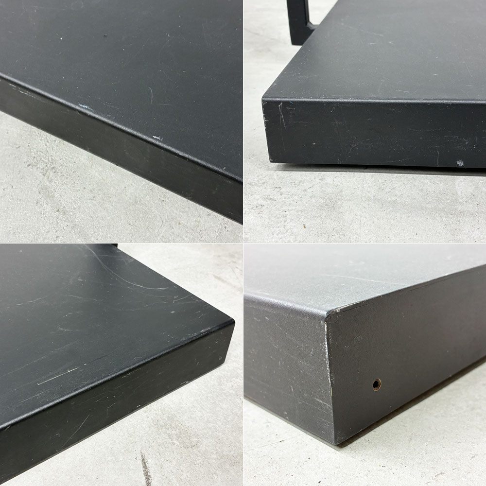 杉山製作所 NハンガーラックC 1200 サンドブラック BLACK 棚板付き 店舗什器 定価￥88,000- ◎