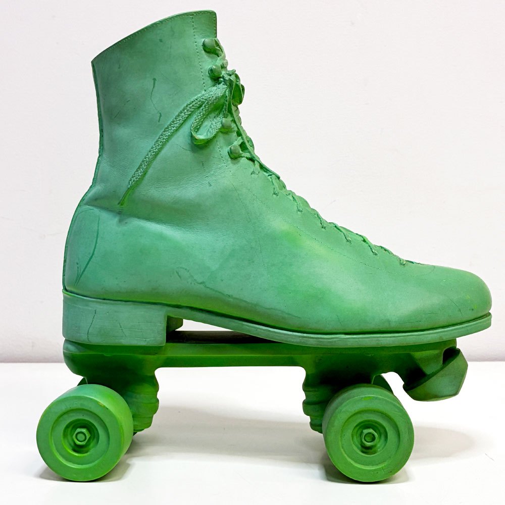 エリアウェア Areaware ブックエンド Green Roller Skate Bookend オブジェ ハリー・アレン Harry Allen アメリカ 現状品 ●