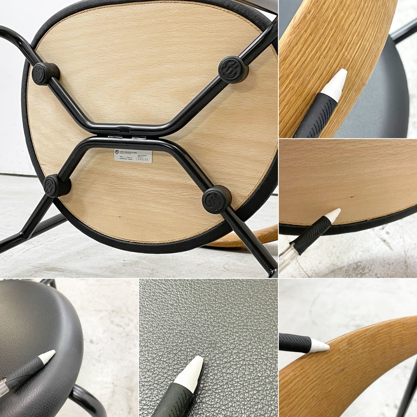 カールハンセン＆サン Carl Hansen & Son CH88P ダイニングチェア オーク材 本革 ハンス J. ウェグナー デンマーク 北欧家具 ●