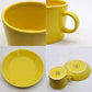 アラビア ARABIA ティーマ TEEMA コーヒーカップ＆ソーサー カイ・フランク イエロー 廃番希少 北欧 ●