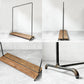ダブルスタンダード W STANDARD ハンガーラック Hanger Rack HR-06 パイプハンガー アイアン 古材 棚板付き W120cm インダストリアル 店舗什器 定価￥27.280- ★