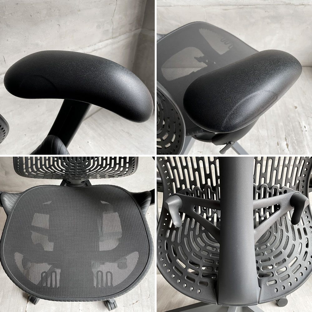 ハーマンミラー Herman Miller ミラ2チェア Mirra2 オフィスチェア デスクチェア ブラック×グラファイトカラー メッシュシート studio7.5♪