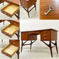デンマーク ビンテージ Danish Vintage チーク材 両袖 デスク 1ドア 3ドロワー 60's ミッドセンチュリーモダン 北欧家具 ●