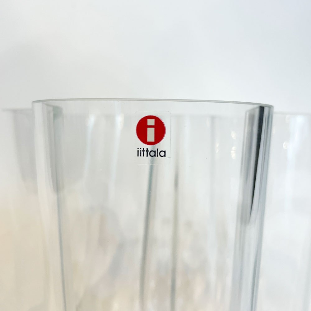 イッタラ iittala アルヴァ・アアルトコレクション ベース Alvar Aalto Collection Vase H160mm クリア 花瓶 北欧雑貨 箱付 定価 ￥33,000- ★