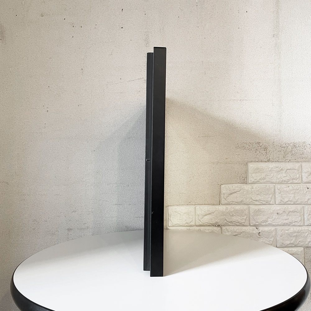 カルテル Kartell ウォールミラー Model 4727 ブラック スクエア 50×50cm アンナ・カステッリ・フェリエーリ Anna Castelli Ferrieri イタリア ビンテージ ◎