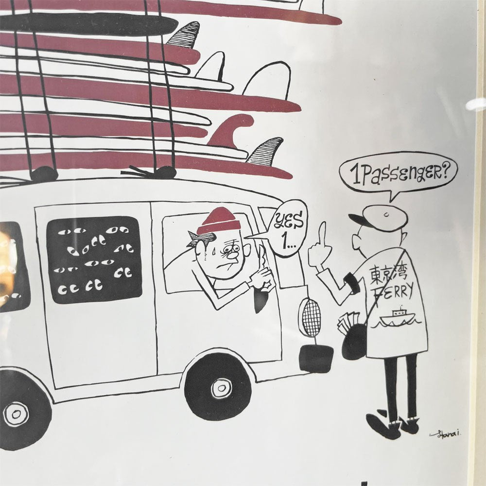 花井祐介 YUSUKE HANAI アートプリント ポスター The Surfer's Journal 額装品 ★