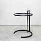 クラシコン ClassiCon アジャスタブルテーブル E1027 サイドテーブル ガラストップ マットブラック アイリーン・グレイ Eileen Gray 定価￥217,800- ●