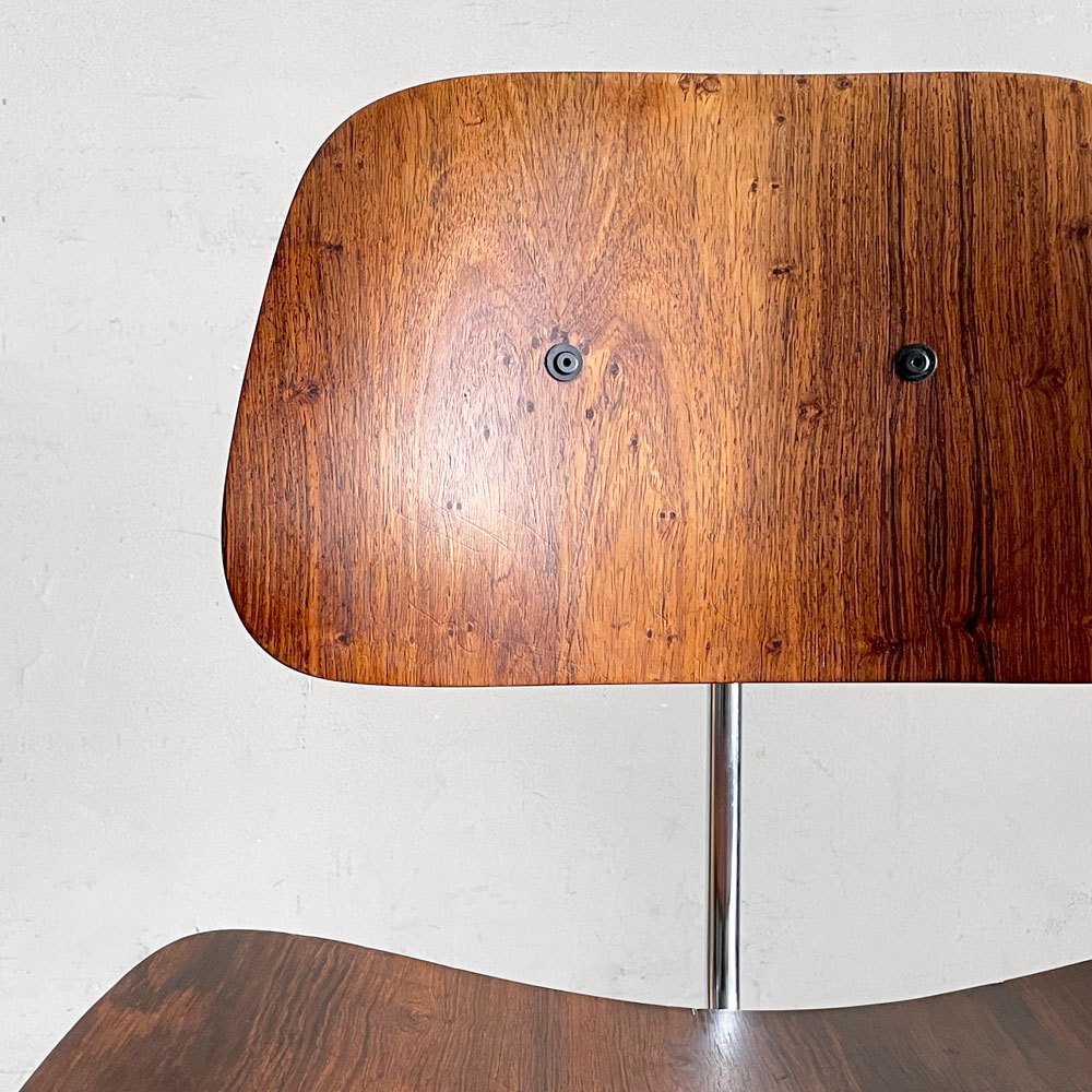 ハーマンミラー Herman Miller DCM メタルレッグ ダイニングチェア ローズウッド 60's ビンテージ C&R ミッドセンチュリー 希少 ■