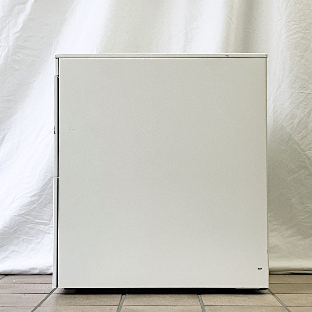 オカムラ okamura デスクキャビネット デスクワゴン 袖机 3段 ホワイト スチール製 フルオープン オールロック ラッチ機能付き オフィス家具 ◇