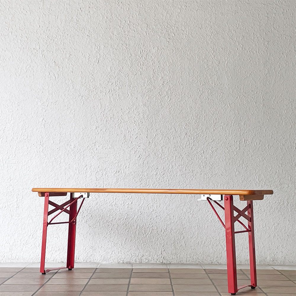 ダルトン DULTON ビアベンチ BEER BENCH 130 フォールディング 折り畳み モミ材 アジャスター付き ◇