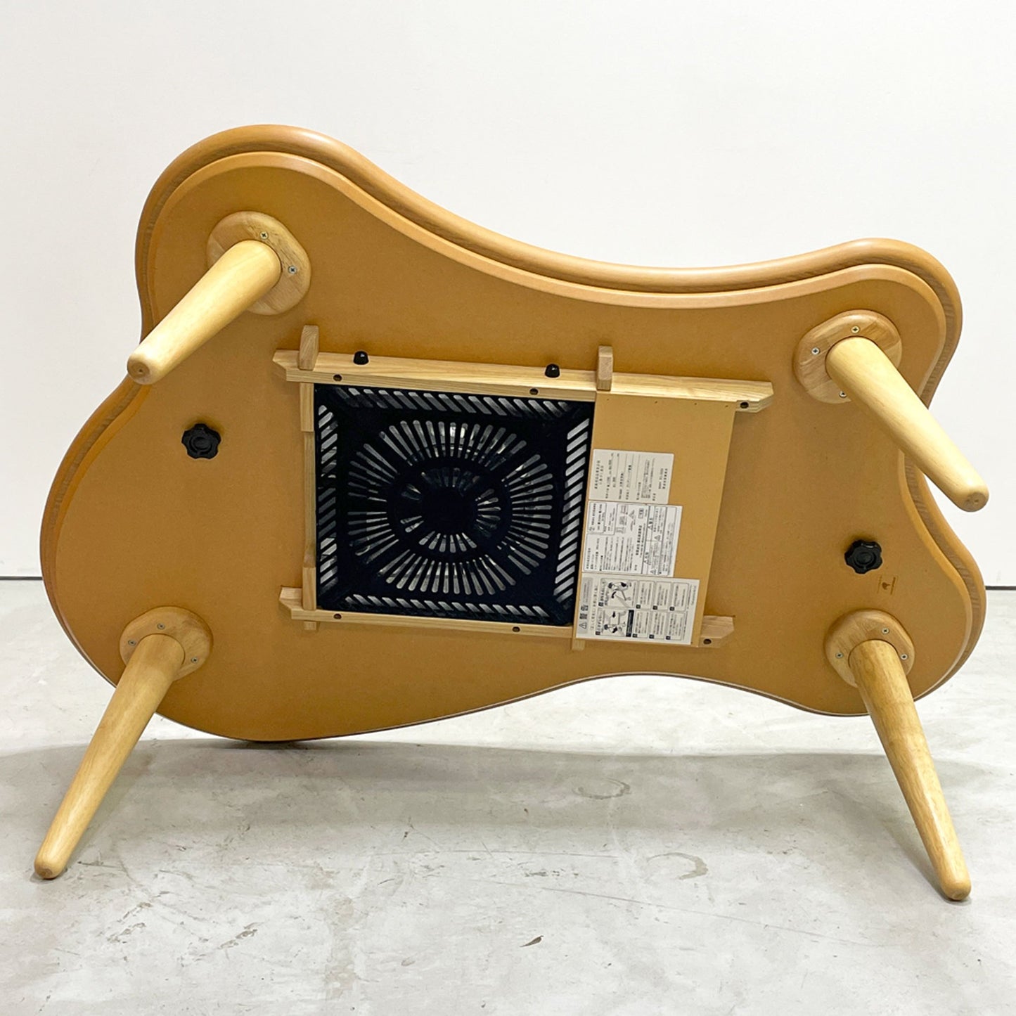 高松辰雄商店 たまり Tamari 変形 こたつテーブル ローテーブル メープル材 ナチュラル W110cm ●