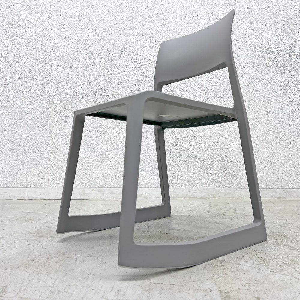ヴィトラ Vitra ティプトン Tip Ton ワークチェア スタッキングチェア デスクチェア チルト機能 グレー色 A 〓