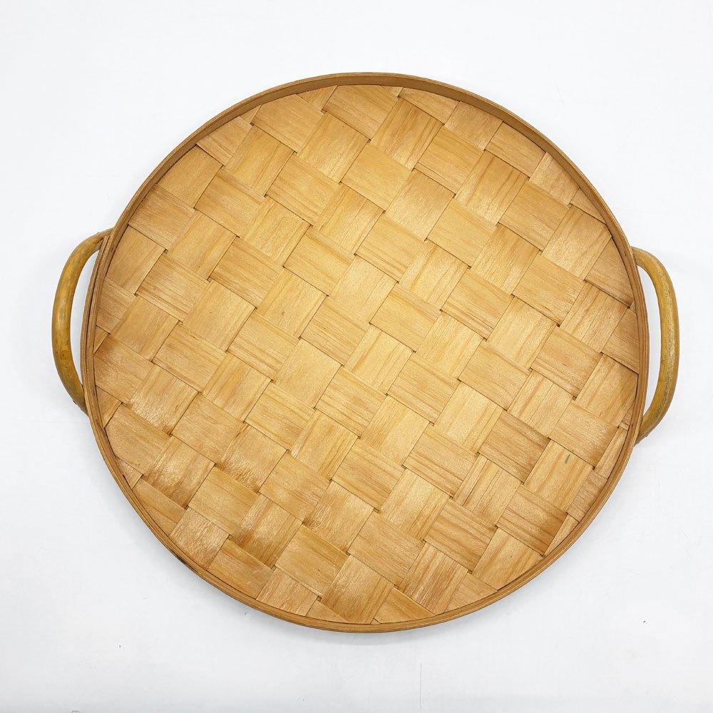スポーンコリ Spånkorg  トレイ トレー 白樺 スウェーデン 伝統工芸品 ハンドメイド 北欧雑貨 ●