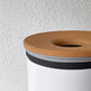 ブラバンシア Brabantia ランドリービン ランドリーボックス 60L スチール×コルク ホワイト モダンデザイン 定価￥21,030- ◇