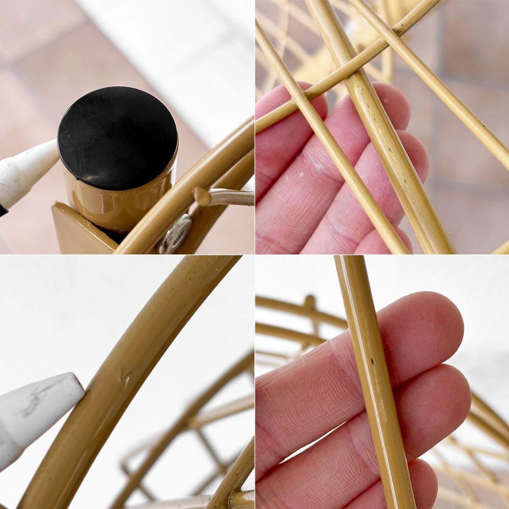 ダルトン DULTON ワイヤー ラウンド ラック WIRE ROUND RACK 収納家具 ラック ワイヤーバスケット 3段 アジャスター付き サンドベージュ 定価¥27,500- ◇