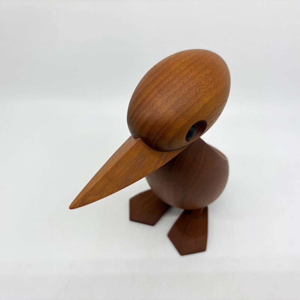 アーキテクトメイド Architectmade ダック Duck チーク無垢材 オブジェ ハンス・ボーリン Hans Bolling デンマーク 北欧雑貨 ●