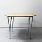 フリッツハンセン Fritz Hansen B603 スーパー円テーブル Bテーブル ダイニングテーブル 100x100cm ピート・ヘイン アルネ・ヤコブセン 北欧家具 ●