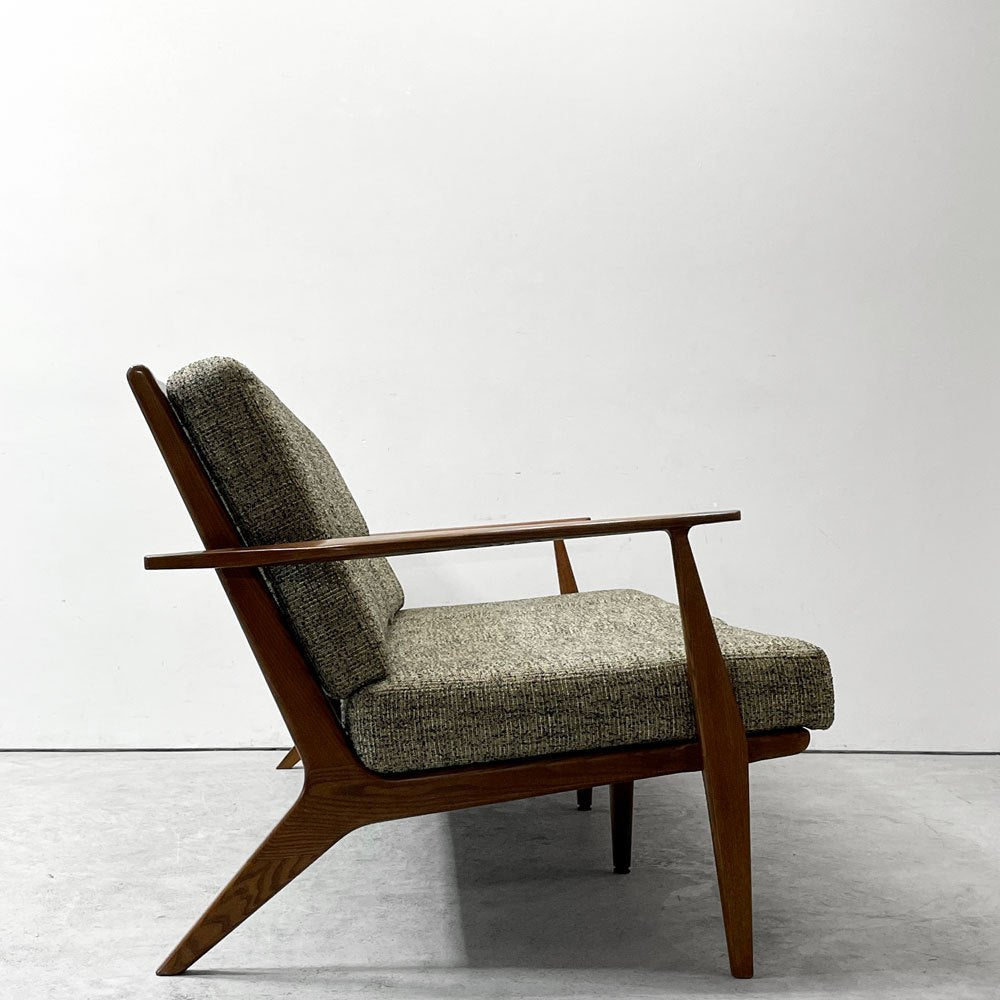アクメファニチャー ACME Furniture デルマー ソファ 3シーター DELMAR SOFA 3-Seater 3Pソファ ファブリック張り 別注仕様 グレー系カラー ●
