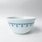 パイレックス Pyrex スノーフレーク ガーランド Snowflake ミキシングボウル 3点セット ブルー ミルクガラス ガラス オールドパイレックス USビンテージ ■
