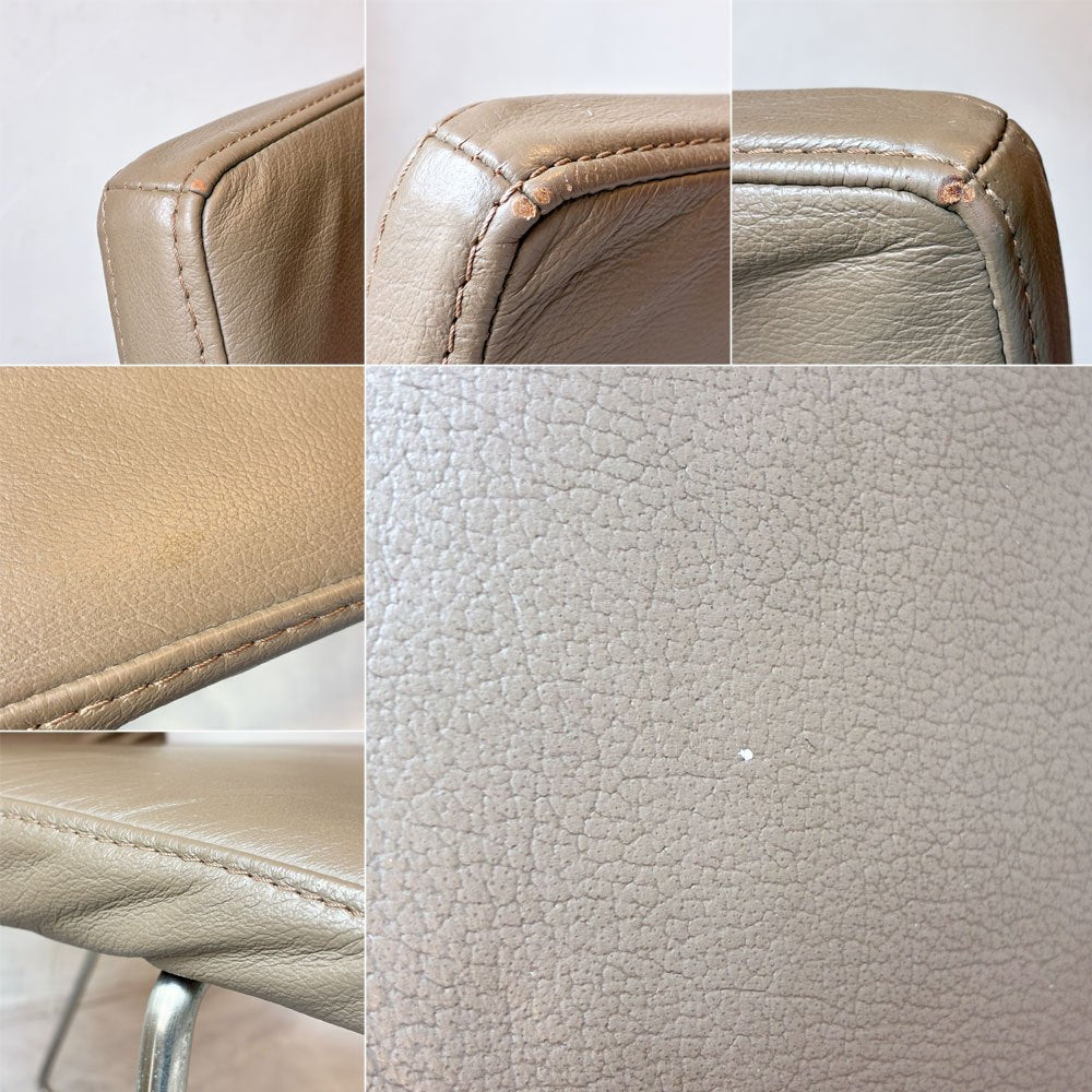 ボーコンセプト BoConcept マリポサディライト Mariposa Delight ダイニングチェア 本革シート グレー系 デンマーク ★
