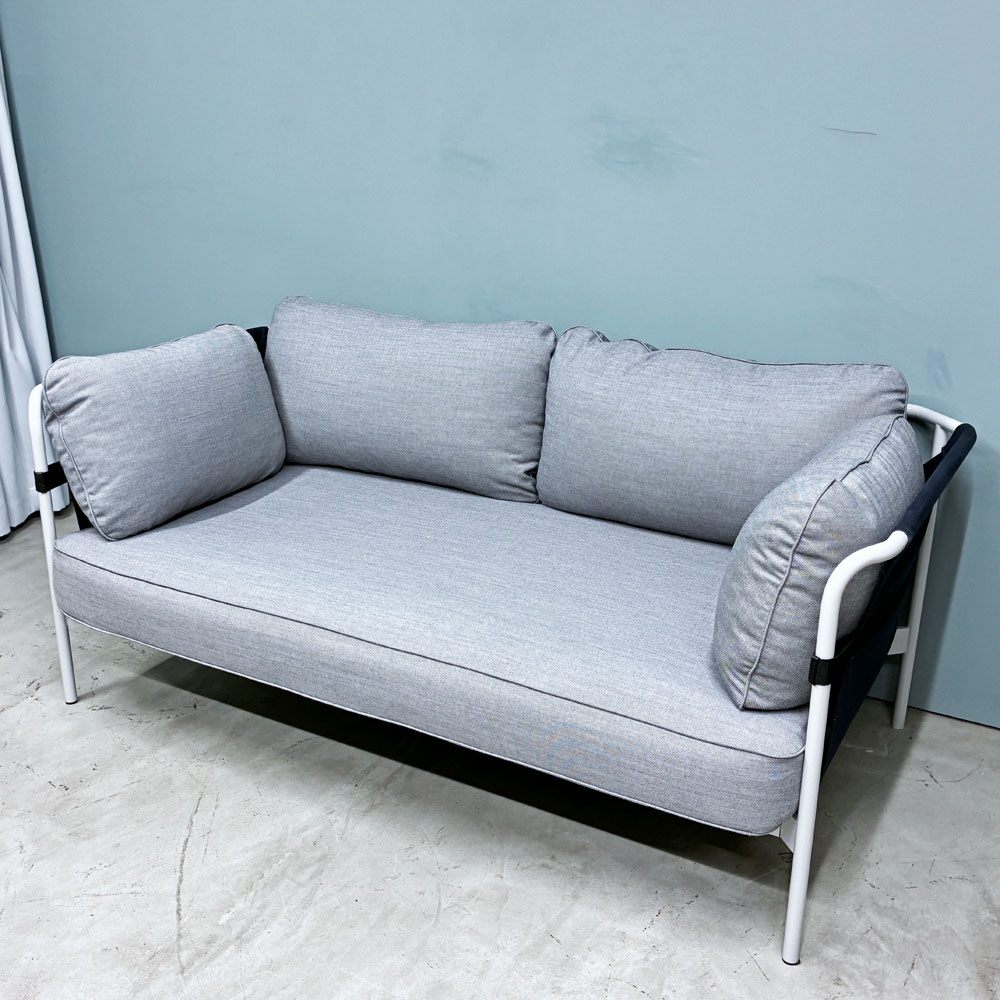 ヘイ HAY キャンソファ CAN SOFA 2シーター ソファ ロナン＆エルワン・ブルレック Ronan & Erwan Bouroullec グレー ファブリック 北欧モダン ◎