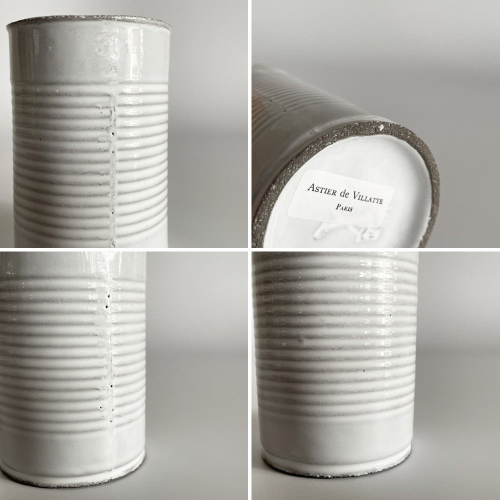 アスティエ・ド・ヴィラット Astier de Villatte コンセルブ Conserve トールミニフラワーベース H9.5cm フランス 定価¥19,140- ■
