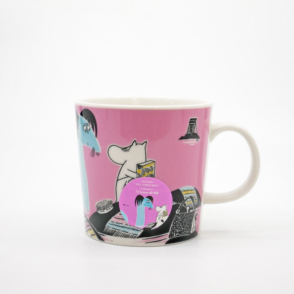 アラビア ARABIA ムーミンマグ MOOMIN キープウォータークリーン 2015年 スウェーデン限定 フィンランド 北欧食器 ●